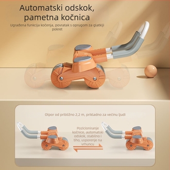 Kotac za trbušnjake s naslonom za lakat i automatskim povratom — kućni fitness uređaj, model 08, 1,3 kg