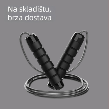 PVC užad za skakanje, prilagodljiva težina, za trčanje i trening (Materijal: PVC; Težina prilagodljiva; Kutija: 60×32×32 cm / 100 kom.)