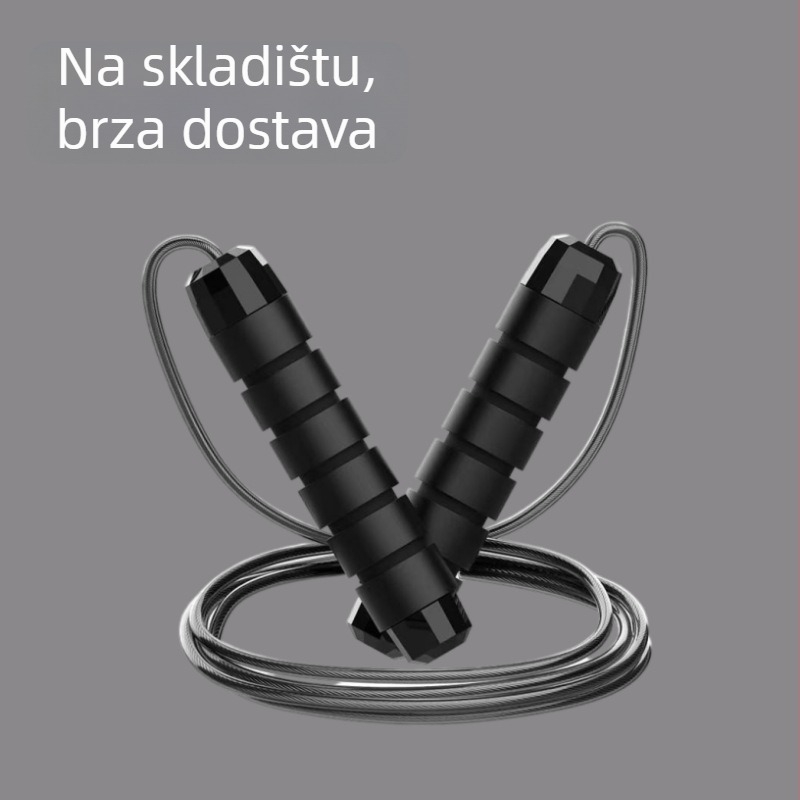 PVC užad za skakanje, prilagodljiva težina, za trčanje i trening (Materijal: PVC; Težina prilagodljiva; Kutija: 60×32×32 cm / 100 kom.)
