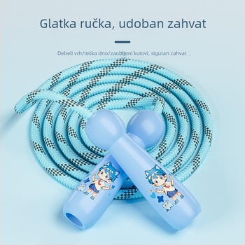 Dječje užad za preskakanje — izdržljiva ABS, podesiva, promjer 2.8 mm, pogodno za djecu