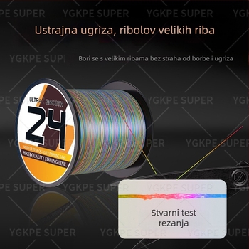 Glavna linija za ribolov, PE materijal, nosivost 3–33 kg, Zhenshi Outdoor