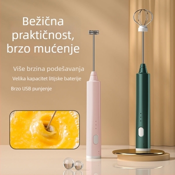 Električni ručni mikser za jaja, 7+ brzina, 1001–1200 W, prijenosni, za mućenje jaja i miješanje smjese
