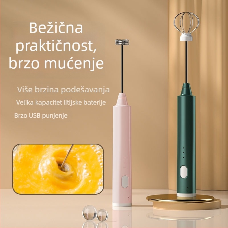 Električni ručni mikser za jaja, 7+ brzina, 1001–1200 W, prijenosni, za mućenje jaja i miješanje smjese