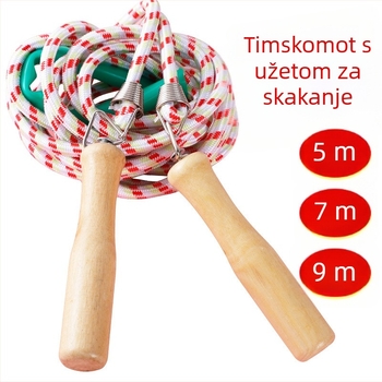 Grupno užet za preskakanje za odrasle i učenike, dugo i debelo, rekreacijska oprema za dvorane