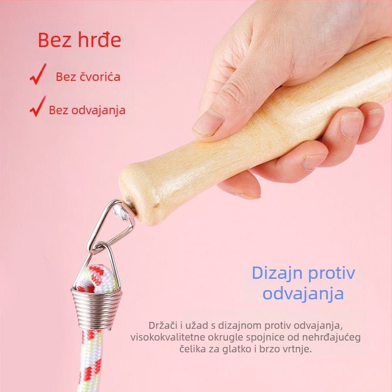 Grupno užet za preskakanje za odrasle i učenike, dugo i debelo, rekreacijska oprema za dvorane