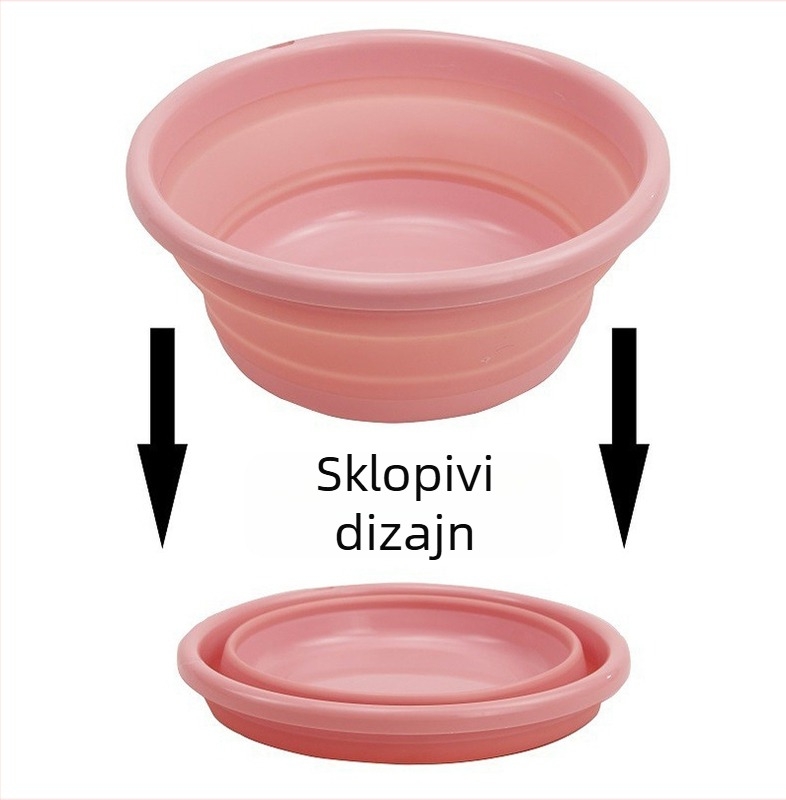 Sklopiva posuda za mamce, s nelepivom površinom, teleskopskom i prijenosnom