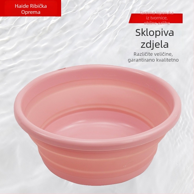 Sklopiva posuda za mamce, s nelepivom površinom, teleskopskom i prijenosnom