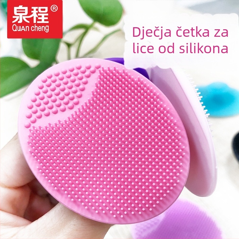 Silikonska četkica za čišćenje lica, ručni kompaktni dizajn, silikon prehrambene kvalitete, dubinsko čišćenje, mogućnost privatne oznake