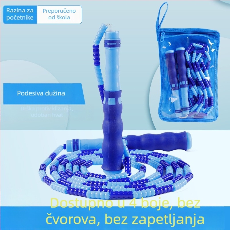 Dječja preskačuća užad - podesiva, bez čvorova, za vrtić do 5. razreda (Fitness oprema)