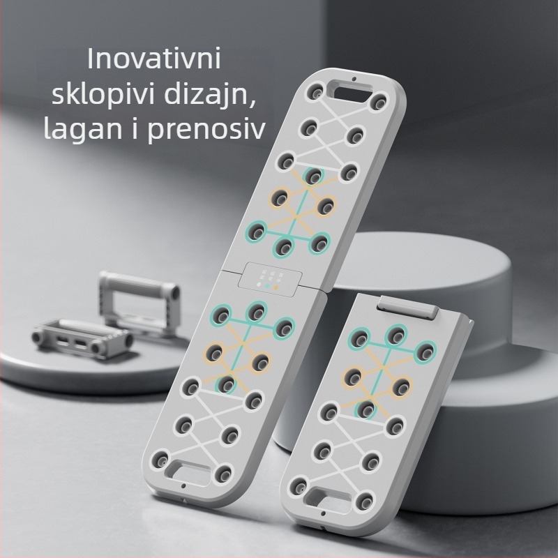Sklopiva ABS ploča za sklekove za kućni fitness – trening prsnih mišića, trbuha i ruku