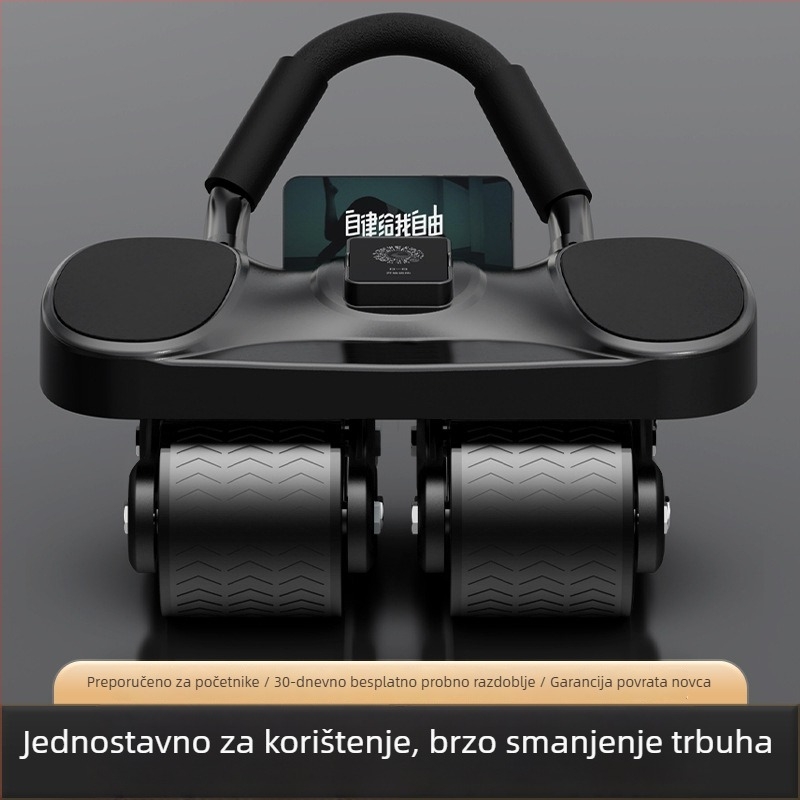 Abdominalni kotačić s četiri kotača, automatsko vraćanje, tiho, podrška za lakat, poboljšani model JF8