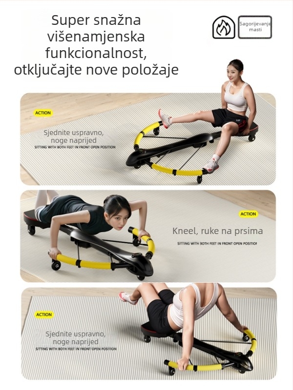 Ploča za trbuh, sklopiva, 7 kg, model 001