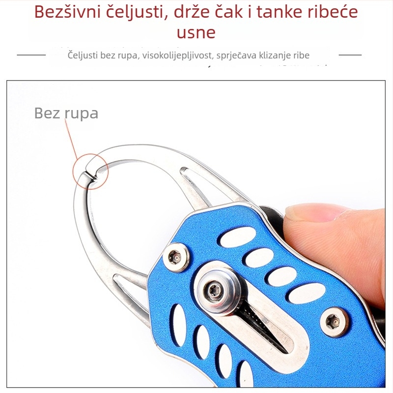 MIRO nehrđajući čelični mini teleskopski kliješta za ribolov – Teleskopski dizajn; Materijal: nehrđajući čelik + aluminijeva legura