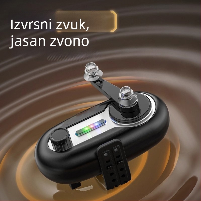 Ribolovni alarm za zagriz, vodootporan, visoka osjetljivost, automatsko otkrivanje — Giant fin king, plastika