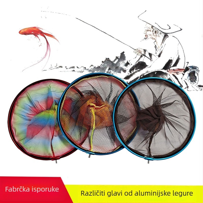 Glava mreže za ribolov od aluminijske legure, brzo sušenje, anti-zakačivanje, dodaci za mrežu, Yonghao Fishing Gear