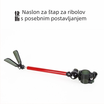 Yujia Držač štapa za ribolov – Sustav brzog otpuštanja, Trostruki teleskop, Materijal PC