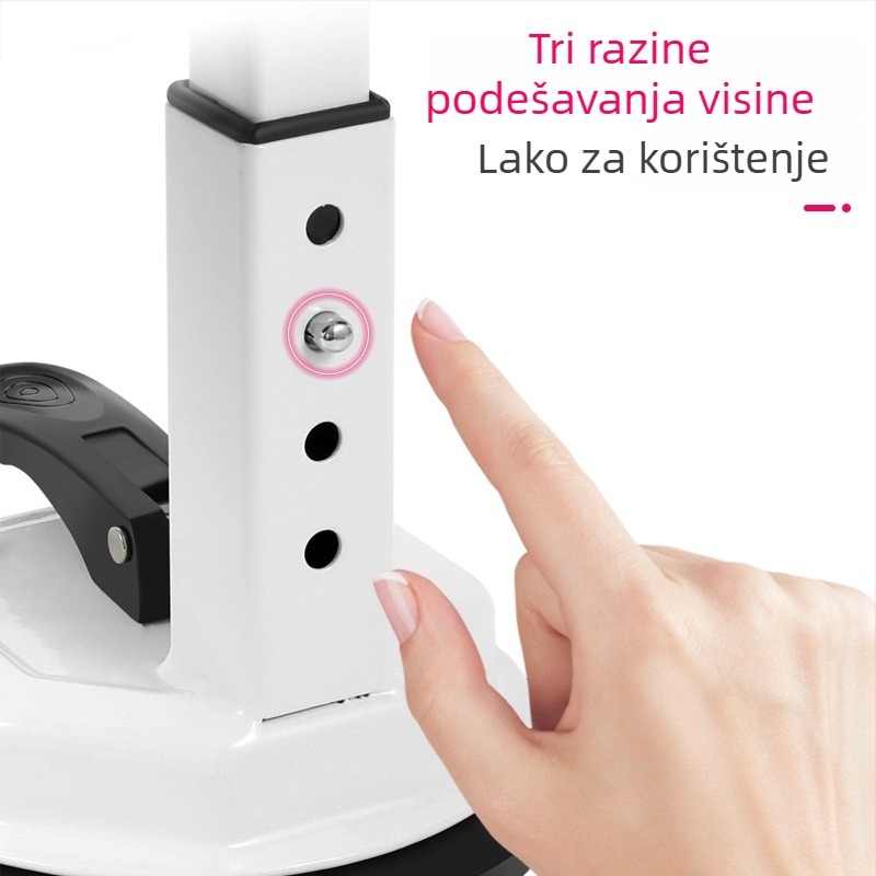 Ured za pomoć pri trbušnjacima s fiksnom podrškom za noge, trbušni trener s usisnim čašama, fitness oprema za mršavljenje struka, 600 g, pogodan za ured, kuću i na otvorenom