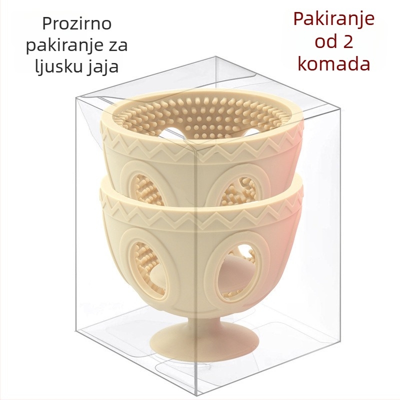 Silikonova rotirajuća četka za jaja – alat za čišćenje jaja, moderan stil, lansiranje 2025, svadbeni dar