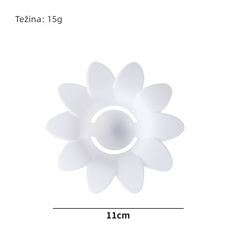 Separator bjelanjka s dizajnom krizanteme, plastični, ručni, kod 897326574, moderni minimalistički stil, za kućnu upotrebu