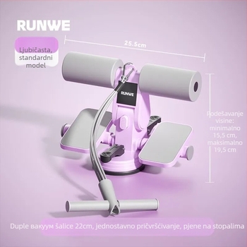 Trbušni disk HS-021, nerasklopiv, za ured, vanjske i kućne potrebe, za fitness i bodybuilding