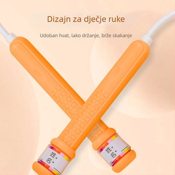Dvozonsko podesivo uže za preskakanje, PVC, za djecu, fitness oprema