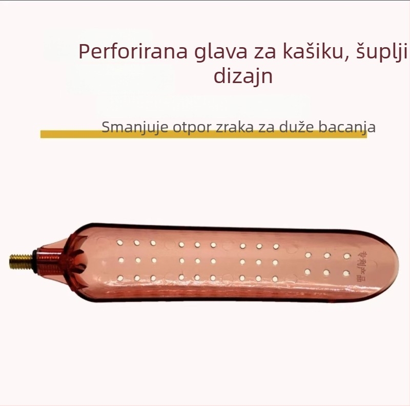 Uređaj za bacanje mamaca s teleskopskom glavom žlice, PC kućište, dodatak za dugačke bacaje