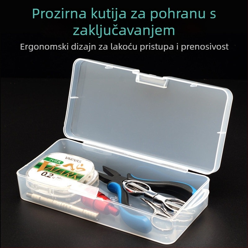 Huansheng ABS kutija za male ribolovne dodatke – višenamenska kutija za pohranu s kopčom