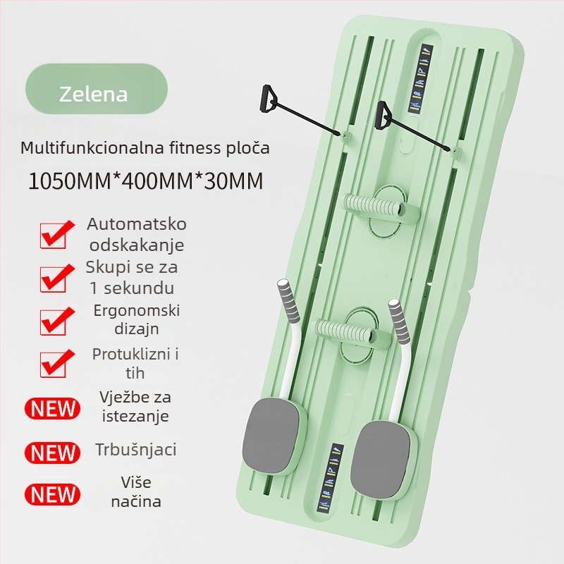 6-u-1 multifunkcionalna ploča za trbušne mišiće, sklopiva za kućnu upotrebu, težina 4 kg, model: Multifunkcionalna ploča za trbuh