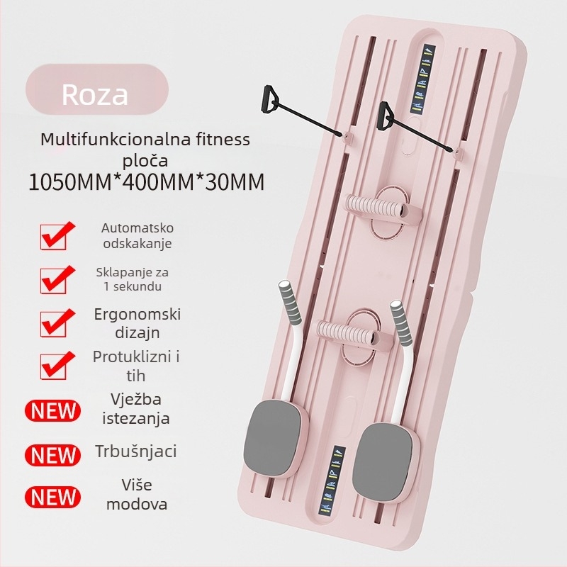 6-u-1 multifunkcionalna ploča za trbušne mišiće, sklopiva za kućnu upotrebu, težina 4 kg, model: Multifunkcionalna ploča za trbuh