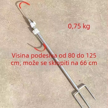 Langchi Nerezni čelični držač za štap za pecanje s višestranom rotacijom