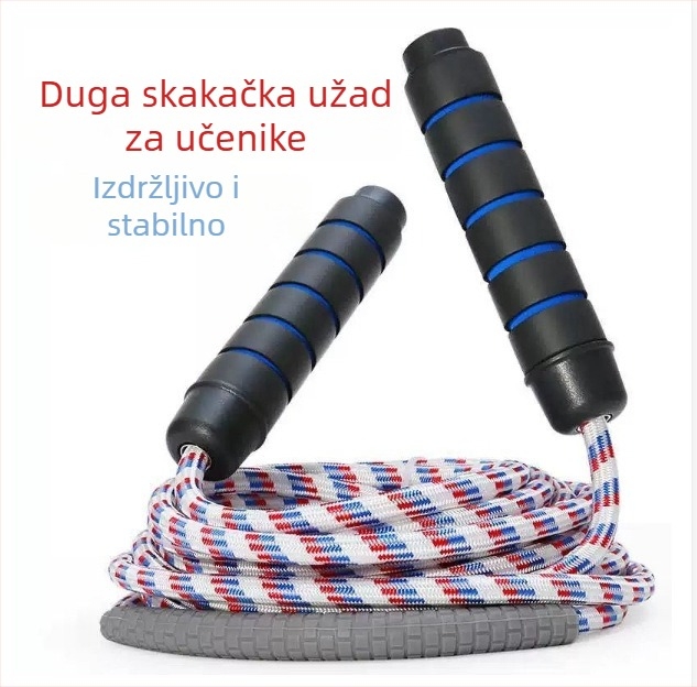 Duga užad za grupno skakanje, pogodno za školske grupne natjecateljske nastupe, proljeće 2025