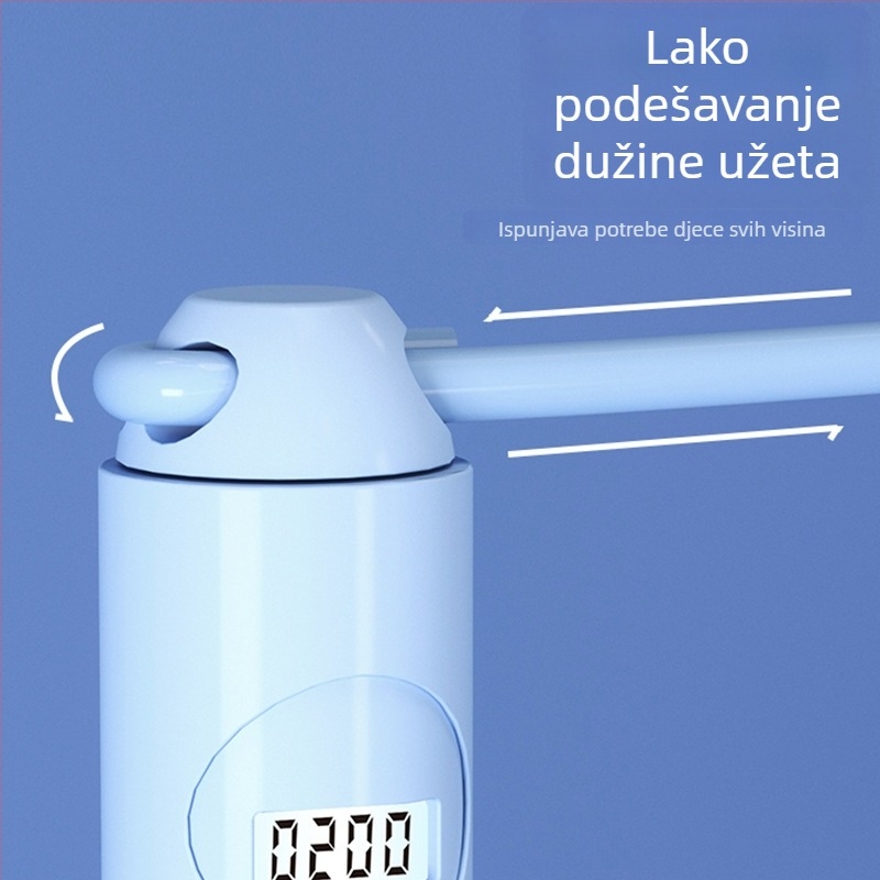 Morning rise dječje brojano užet za preskakanje s ABS-om i čeličnom žicom, pogodno za početnike i djecu