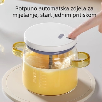 Youqin višenamjenski električni mikser za jaja, potpuno automatska zdjela za miješanje i posuda za kuhanje na paru