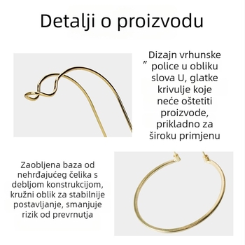 YJ Aquahunter Stalak za ribolovne role od nehrđajućeg čelika s pozlaćenom završnom obradom