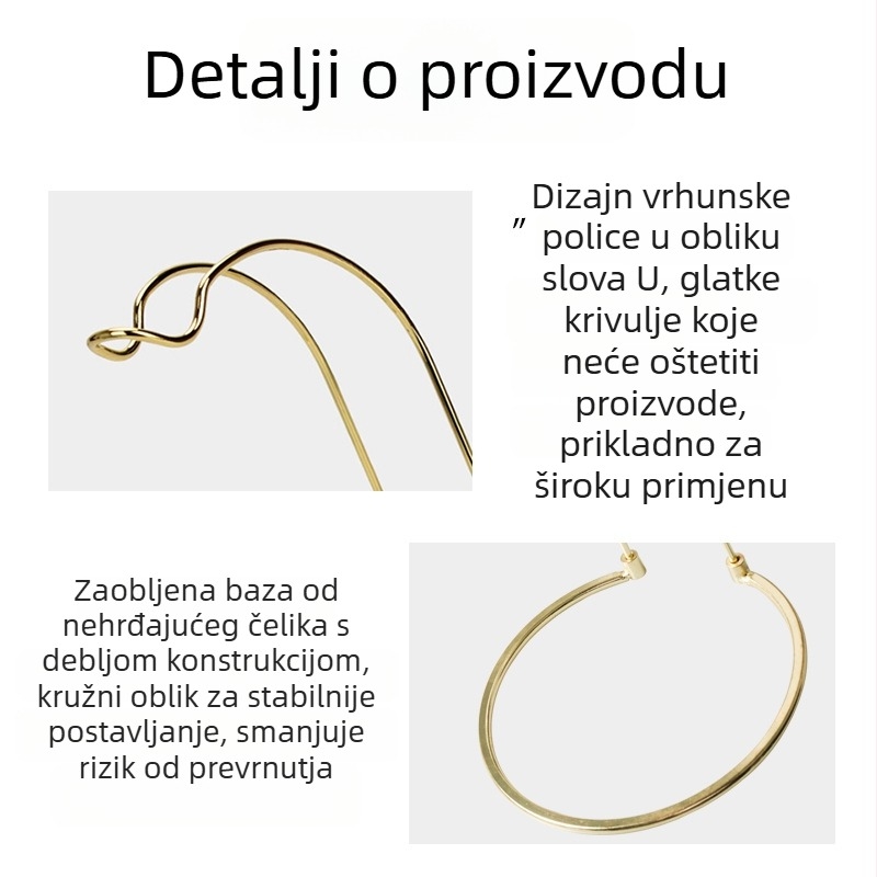YJ Aquahunter Stalak za ribolovne role od nehrđajućeg čelika s pozlaćenom završnom obradom