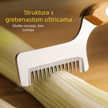Rezač luka i zelenog luka — ultra fino struganje, nehrđajući čelik, moderni stil, planer kategorija, Nothing