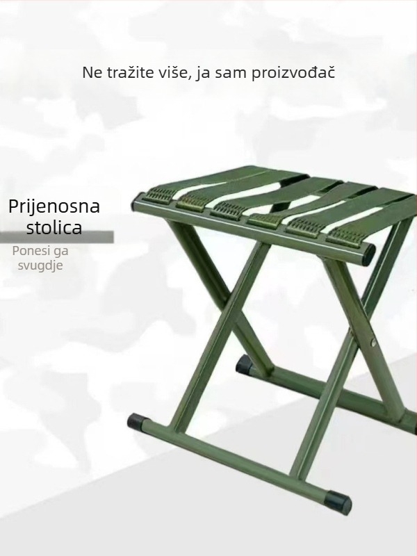 Sklopiva vanjska stolica sa naslonom, Mazah stil, podrijetlo Hebei