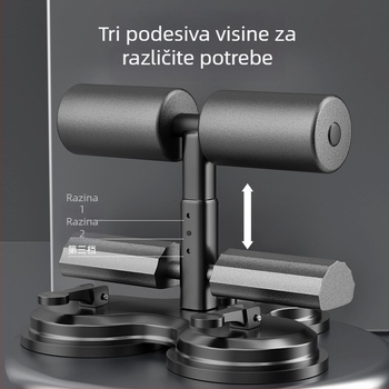 To the best Sit-up Aid — Usisna čašica za fiksiranje stopala za vježbe trbušnjaka, 3,14 kg, za ured, vanjske prostore i kućnu upotrebu