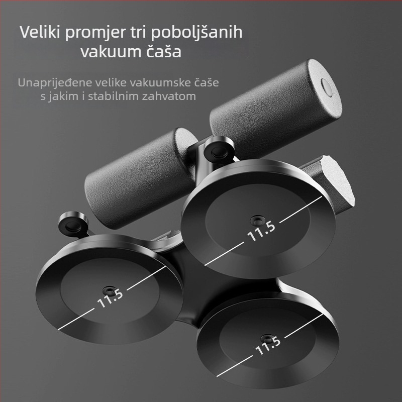 To the best Sit-up Aid — Usisna čašica za fiksiranje stopala za vježbe trbušnjaka, 3,14 kg, za ured, vanjske prostore i kućnu upotrebu