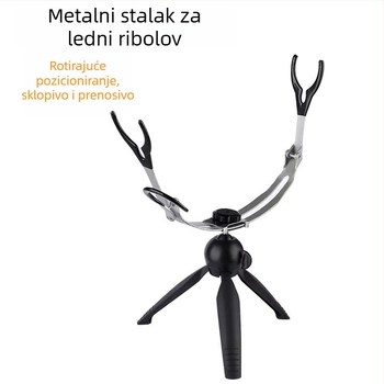 Wings metalni sklopivi stalak za štapove za led s dvostrukom glavom