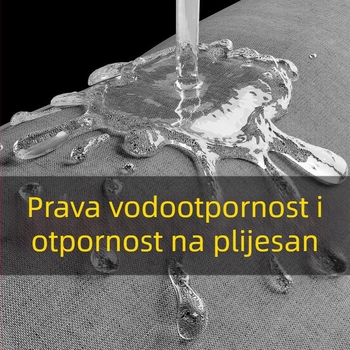 Magnetska tuš pregrada bez rupa, vodootporna tkanina od lana, debela, nevidljiva pregrada za kupaonicu