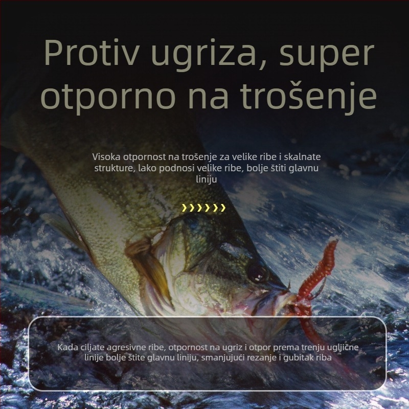Pinsen Karbonska Glavna Linija – Visoke Čvrstoće Ribolovna Linija, 50m/100m