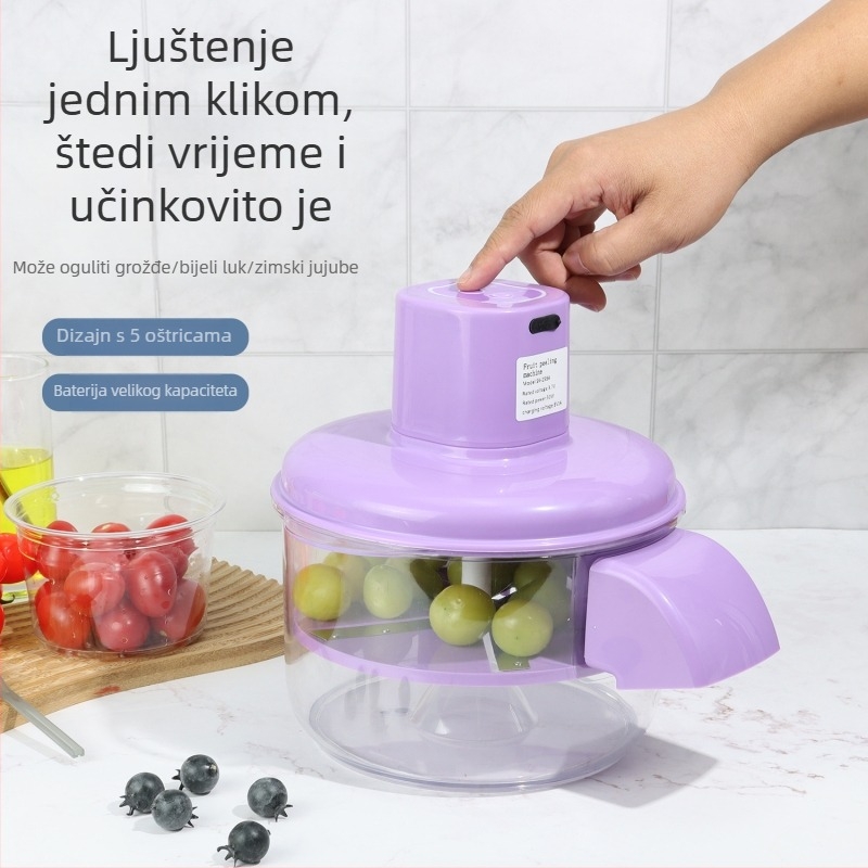 Saint Kai stroj za oljuštenje grožđa i češnjaka - potpuno automatski, električni, višestruko funkcionalan, ABS i PC materijal