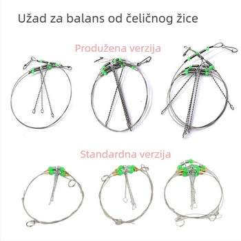 Yifeng produžni set za ribolov od nehrđajućeg čelika s anti-zamotnim mehanizmom za morski ribolov