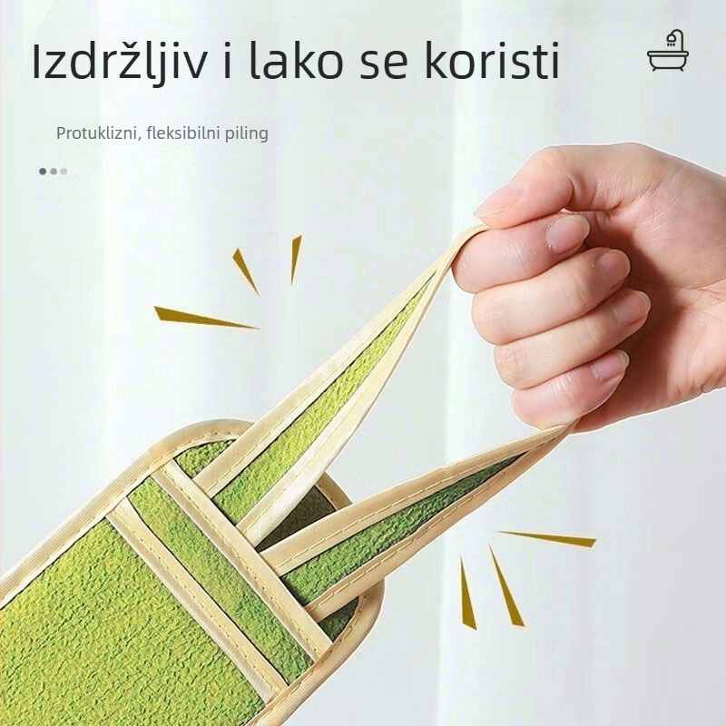 Kupaonski ručnik s četkicom za leđa, mikrovlakna, za odrasle (Brand: Soaring; Materijal: Mikrofibra; Namjena: Odrasli)