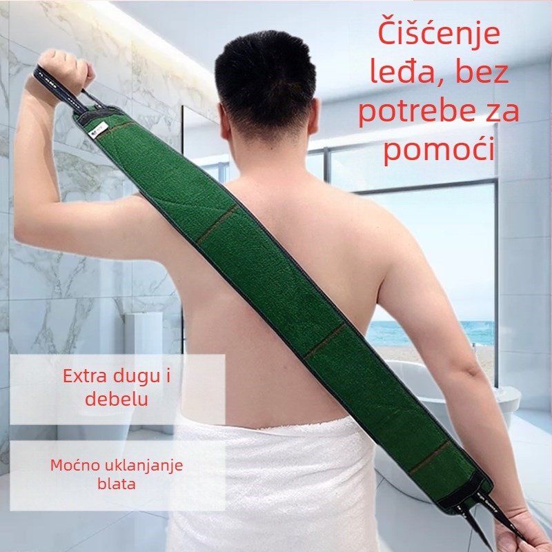 Eksfolirajuća krpa za leđa – gruba tekstura, materijal rayon, za odrasle