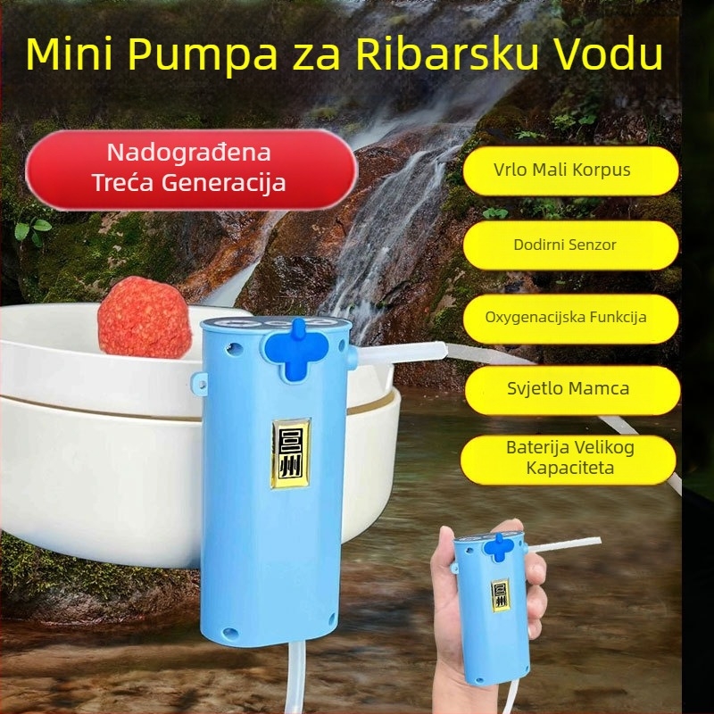 Inteligentna senzorna pumpa za vodu za otvoreni ribolov – električna pumpa, ABS, Brend: Billion war lion