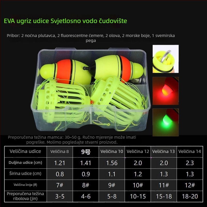 Eksplozivni kuk Billy manfang, s bodljama, 150 komada u kutiji, za rezervoarske ribnjake