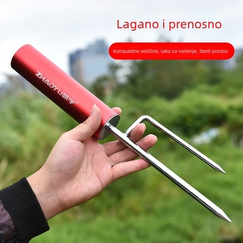 Chao Yu Držač za morsku štap za ugradnju u zemlju, aluminijska legura