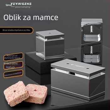 Camper aluminijska legura – forma za mamce za ribolov, kubičnog ili blok oblika